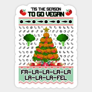 Vegan Ugly Christmas Sweater Sticker